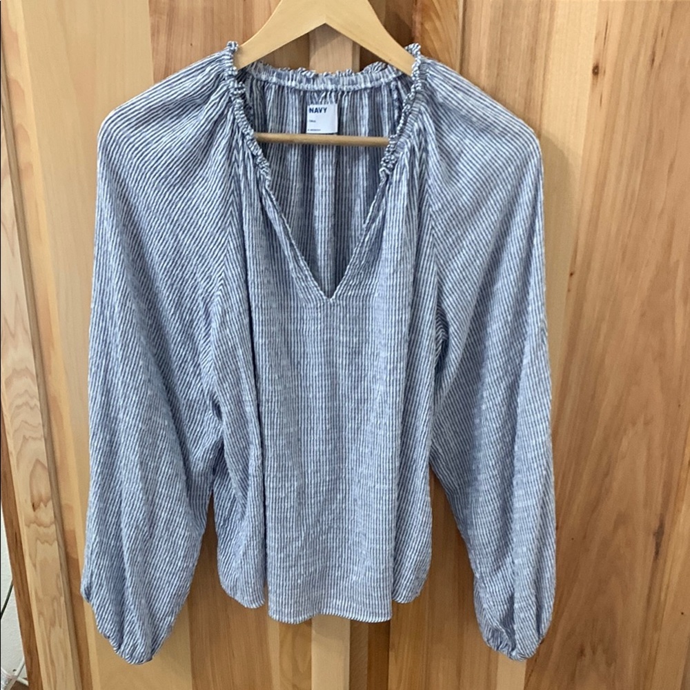 Old Navy striped blouse